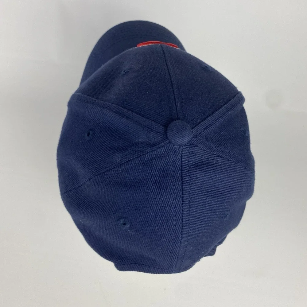 VTG Boston Red Sox Hat Navy Blue Baseball Strapback‎ MLB Genuine Merchandise